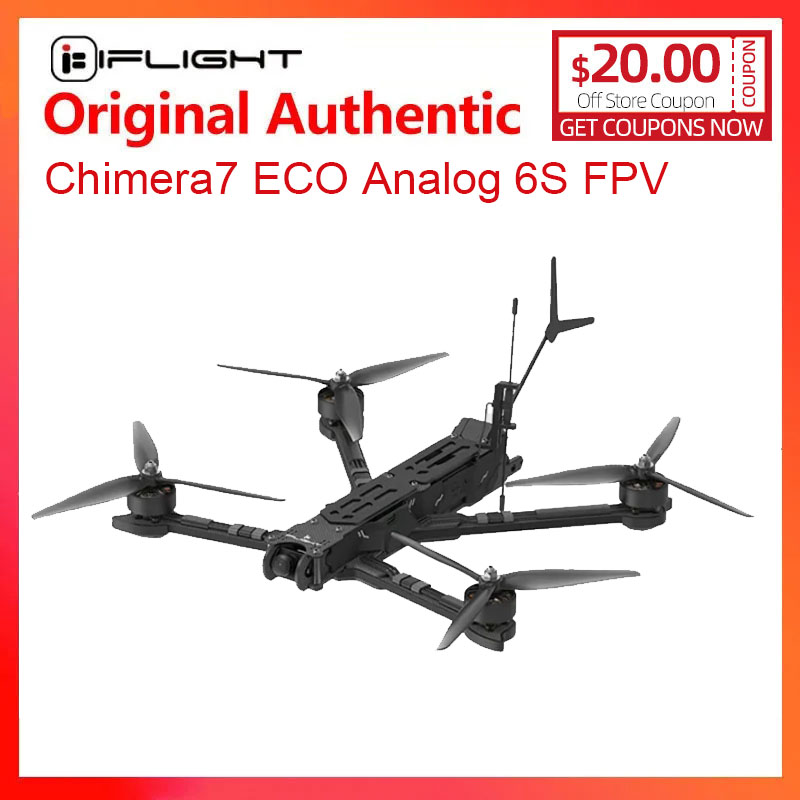 iFlight Chimera7 ECO Analog 6S - Iflight Blitz 1.6W 5.8G Vtx review and price